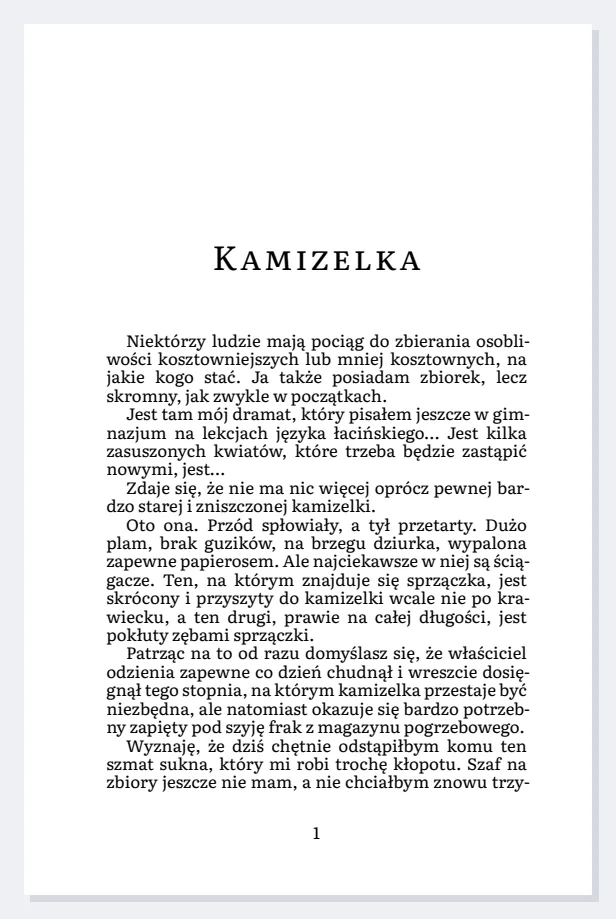 Ta sama strona po składzie w Zecerze